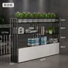 Divisória de Tela para Escritório Prateleira Armário Divisório Moderno Minimalista Grade de Restaurante Suporte para Plantas Flores Parede Divisória Ferro