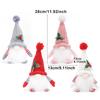 Decorações de Natal luminoso malha chapéu perna longa Floresta homem decoração criativa Boneca de Natal Boneca decoração atacado