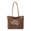 Bolsos Bolso Tote de Hombro para Mujer Gran Capacidad Bolso Sobaco para Mujer Moda Nuevo Estilo Retro Bolso de Mujer Bolso de Moda