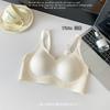 5503 Ropa Interior Original Sin Marcas para Mujer Transpirable Pecho Pequeño Levanta Busto Anti-caída Pieza Única Sujetador de Copa Fija Sin Aro de Acero