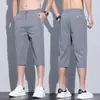 Pantalones Deportivos Casuales Rectos de Seda de Hielo para Hombre, Delgados, Modernos, de Secado Rápido, Versátiles para Verano