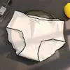 Tallas Extras Calzones para Mujer Sexy Japoneses de Grafeno en la Entrepierna Transpirables de Cintura Media Levanta Glúteos Moldeadores de Cuerpo Calzones de Triángulo para Mujeres