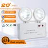 Luz de emergência para comércio exterior LED iluminação de emergência cabeça dupla luz de emergência para incêndio luz de emergência luz de emergência LED
