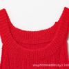 Comercio Exterior Ropa de Mujer 2025 Verano Nuevo Estilo Europeo y Americano Moda Borla Cuello Redondo Sin Mangas Chaleco de Punto Superior 130716