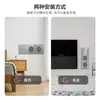 Interruptor Tuya Wifi Tipo 86 Estándar Europeo y Módulo de Función Combinación de Enchufe Estilo Alemán con Panel de Vidrio Gris Inteligente