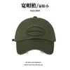 Procesamiento y Personalización Gorra de Béisbol Versátil Neutra Estilo Casual Coreano para Mujer Nueva Retro Letra Inglesa Antigua Gorra con Visera