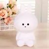 Mercado Nocturno de Yiwu Más Vendido Conejo Brillante Led Luz de Noche para Niños Muñeco Brillante Lámpara Decorativa para Sala de Estar Dormitorio
