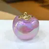 Pintura Acrílica Persimmon Fruta 3D DIY Boa Sorte Pingente para Celular Chaveiro Acessórios de Persimmon