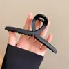 Nuevo Pinza de Garra Negra Grande para Mujer, Pinza de Cabello Simple, Pinza de Moda para la Parte Posterior de la Cabeza, Pasador, Pinza de Tiburón, Accesorio para el Cabello 2026
