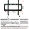 Suporte de TV Rack de TV Rack de TV Suporte de TV Telescópico Rack de TV 14-110 polegadas Parede de TV