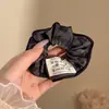 Lazo para el cabello dulce de tamaño grande que no daña el cabello, con estilo perezoso y suave para la cabeza, con lunares, perfecto para el verano