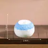 Paisagem em miniatura, vaso criativo com padrão colorido, planta em vaso, acessórios de decoração DIY para casa de bonecas, pequenos enfeites de mesa