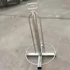 Dispensador de cable para electricista de acero inoxidable, estante de cable para electricista, carrete para pasar y dispensar, herramienta de cableado, puede alojar de 0 a 16 milímetros cuadrados