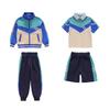 Roupas novas infantis para meninos e meninas, jardim de infância, roupas de jardim, conjunto de quatro peças, uniforme escolar do Ensino Fundamental, roupas de turma, primavera e verão, conjunto de três peças, primavera e outono, esportivo