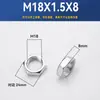 Tuercas Hexagonales para Iluminación al por Mayor, Tuercas de Rosca Fina, Tuercas Delgadas de Borde Pequeño, Tuercas Planas para Emparejar con Tubos Dentados, Tuercas Hexagonales Engrosadas