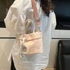 Bolso de Moda Transfronterizo para Mujer Bolso Tote Pequeño Bolso de Hombro Casual para Mujer Bolso Bandolera Práctico de Gran Capacidad Tipo Cubo