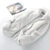 Chaqueta Polar de Terciopelo Coral para Hombre, Top para Mujer, Forro de Chaqueta para Exteriores, Sudadera Cardigan Gruesa de Doble Cara para Primavera, Otoño e Invierno