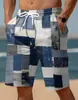 Pantalones Cortos Casuales de Playa para Hombre de Verano Transfronterizos Estampado Digital 3D Moda Deportiva Vacaciones Hawai