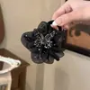 Pinza de Agarre Mediana Mariposa de Gasa Temperamento Versátil Reductora de Edad Pinza de Tiburón Pinza para el Cabello Pequeña Bola para Cola de Caballo Pinza para el Cabello