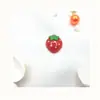 Versión coreana de Dibujos animados de frutas mixtas DIY Accesorios de joyería de resina Accesorios para el cabello de niños Material de pinza para el cabello Joyería para carcasa de teléfono móvil