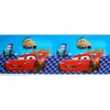 Decoración de Fiesta de Cumpleaños Temática de Cars Mcqueen Transfronteriza Juego de Vajilla de Mesa Mantel Taza de Papel Plato de Papel Popote