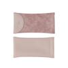 Bolsa de almacenamiento para gafas de sol de boca elástica de PU serpenteante personalizada, bolsa para gafas de miopía y presbicia de color sólido, a la venta