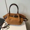Bolso de Diseño de Nicho de Gama Alta para Mujer Otoño 2026 Nueva Moda Versátil Bolso Cubo Simple Bolso de Hombro Cruzado