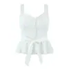Atacado Fabricante de Roupas Femininas Transfronteiriço Primavera 2026 Conjunto de Top Camisola com Amarração Afinando a Cintura + Calça Saia Estilo Europeu e Americano