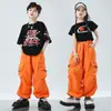Traje de Hip-Hop Street Dance para Niños Traje Hiphop para Niño Ropa Infantil Traje de Moda Traje para Actuación de Seis Días Traje de Baile Jazz para Niña Traje de Calle Fried