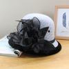 Gorros de Lana para Otoño e Invierno, Sombreros Retro Británicos, Sombreros de Moda Versátiles y Elegantes para Mujer, Sombreros tipo Cubeta para Viaje, Sombreros para Banquetes de Celebridades