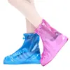 Botas de lluvia cubre zapato impermeable para hombre y mujer suela antideslizante impermeable engrosada resistente al desgaste cubre pie para niños a prueba de nieve Exterior