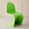 Cadeira Moderna Minimalista com Encosto para Uso Doméstico, Cadeira de Plástico Espesso, Cadeira de Jantar Empilhável, Cadeira de Jantar de Luxo Leve de Alta Qualidade, Cadeira Pantone