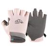 Guantes de Ciclismo con Protección Solar para Hombre, Delgados, Transpirables, Antideslizantes, Seda de Hielo, Sin Dedos para Conducir, Pesca, Medio Dedo para Bicicletas Eléctricas
