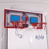 Cesta de Basquete Dobrável para Crianças, Quadro de Bola para Pendurar na Parede, Suporte de Basquete Doméstico, Cesta de Basquete Móvel para Crianças ao Ar Livre com Rodas para Venda por Atacado