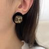 Aretes de Moda Lujo Ligero Geométricos Irregulares de Leopardo para Mujer Estilo Frío Nicho Diseño Elegante Aretes de Alta Gama Aretes