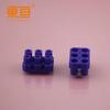 B6-302015 Morado Suave Doble Fila 6 Columnas Bloques de Construcción de Pegamento Suave Accesorios de Bloques de Construcción Bloques de Construcción Octogonales Bloques de Construcción Universales