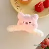 Celebridad de Internet Pinza para el Cabello de Otoño e Invierno Muñeca Pinza de Pelo de Felpa Aro para el Cabello de Niñas Pinza Divertida y Linda Oso Dibujos Animados Accesorios para el Cabello de Moda