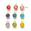 Pendente Suporte de Diamante com Ponto Dourado em Aço Inoxidável 6mm para Cruzamento de Fronteiras Joias com Diamante DIY Brincos Moda Acessórios de Colar Atacado