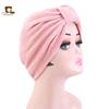 Gorro con Pañuelo Cruzado Plegado de Doble Capa Anudado, Turbante para la Cabeza, Gorro para Quimioterapia Jdt-495