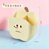 Cubo de almacenamiento de escritorio con compartimentos, organizador de papelería creativo, portalápices lindo de gran capacidad para estudiantes y oficinas