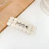 Presilha de cabelo de pérola estilo coreano para meninas, simples e estilosa, alto valor estético, adequada para uso diário, presilha lateral para franja e cabelos soltos, acessório de cabelo de presilha lateral de uma linha