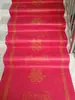 Alfombra roja directa de fábrica desechable para inauguración de exposición alfombra de exposición al por mayor alfombra roja desechable acolchada para bodas