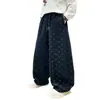 Nueva colección de otoño de ropa infantil: Pantalones deportivos para niños de pierna recta con estampado integral, pantalones largos de punto holgados para niños mayores, estilo moderno para primavera y otoño de 2026