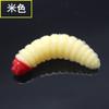 Venta al por mayor 2.4cm0.5g micro-gusano simulación cebo blando cebo Luya cebo falso fábrica cebo Luya cabeza plomada cebo gusano de pan