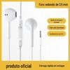 Adequado para todos os tipos de celulares Apple Android e outros fones de ouvido com controle por fio com microfone com volume ajustável fones de ouvido com fio
