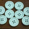 Botones grandes de lunares verde menta de verano para coser ropa de muñecas, scrunchies, cubiertas de libros y accesorios hechos a mano DIY