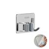 Gancho para trapeador, artefacto de almacenamiento para baño sin perforaciones, gancho adhesivo, colgador de escobas, clip adhesivo fuerte para trapeador de pared