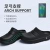 Zapatos de Chef Antideslizantes de Alta Elasticidad que Absorben los Golpes para Hombre con Tacón Bajo Resistentes al Desgaste Suaves Simples de Seguridad Zapatillas de Trabajo Protectoras para Mujer S115
