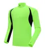 Conjunto de Roupa de Treino de Futebol de Outono e Inverno para Homens e Mulheres, Roupa Esportiva de Lazer ao Ar Livre para Adultos e Crianças, Camisa de Manga Comprida com Meio Zíper
