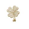 Mini Cinturón Medieval Camelia Amashi Doble C con Cabeza de Ciervo de Diamante Gato Broche Moda Pin de Exportación Decoración